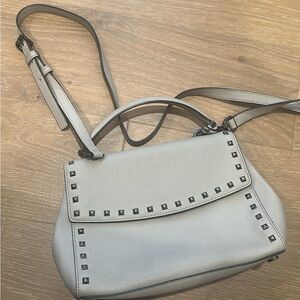 Michael Kors Studded Cream Crossbody Bag